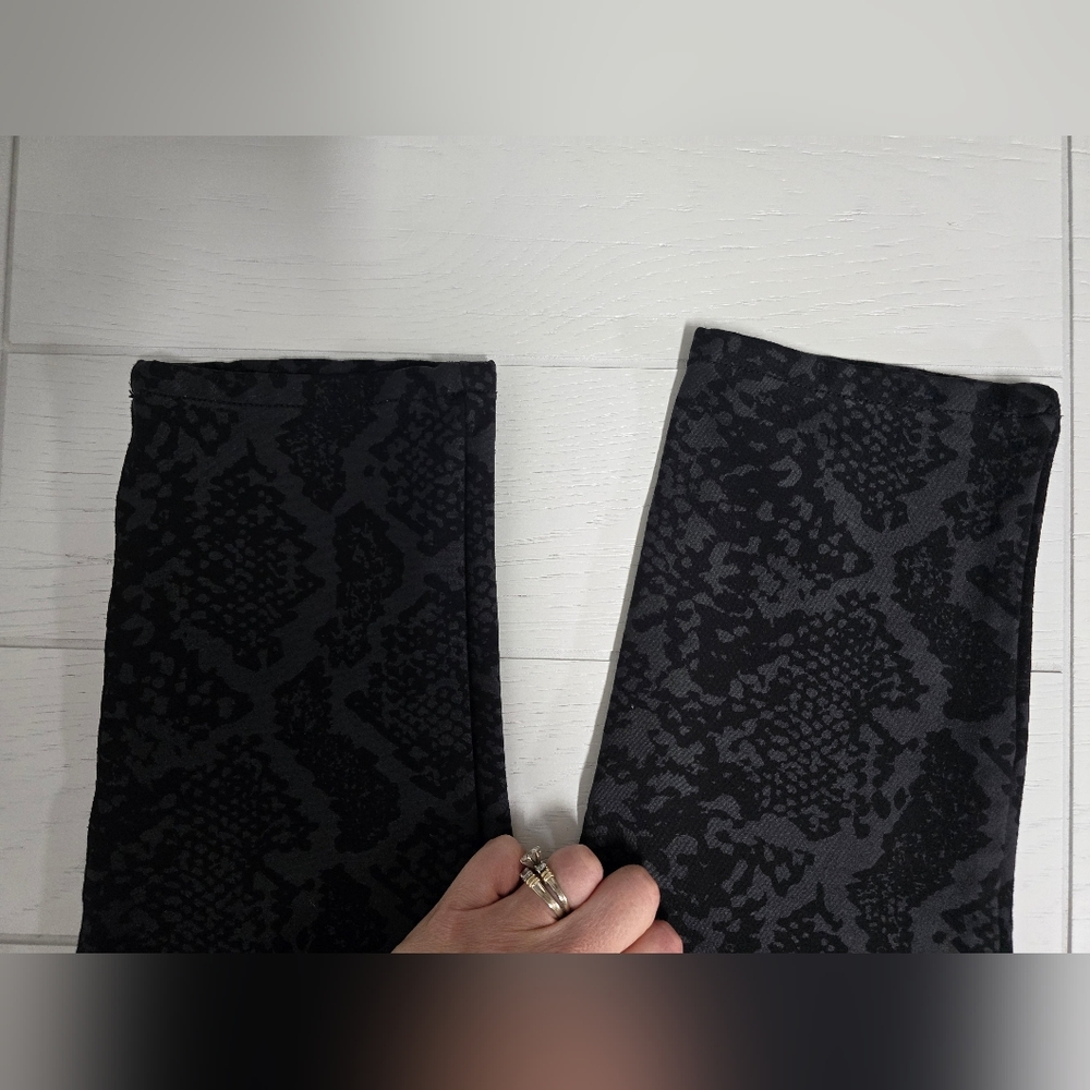 Cache Black Snake Print Pants - image 8